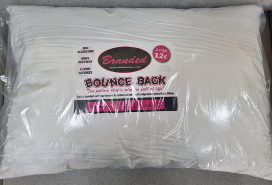 Branded Bounce Back Pillows 2 for €12.00